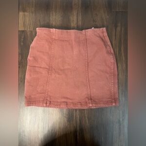 Misguided mauve red miniskirt XS
